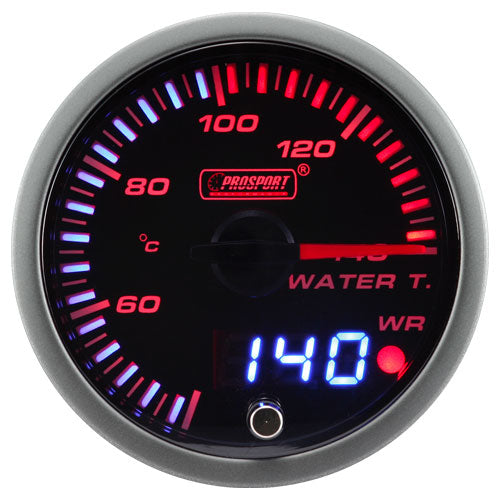 Carica immagine in Galleria Viewer, Manometro Temperatura Acqua "Dual Display" ProSport JDM (60 mm)
