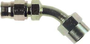Accoppiamento idraulico Femmina Acciaio Goodridge 45° 1/8 BSP - Serie 600