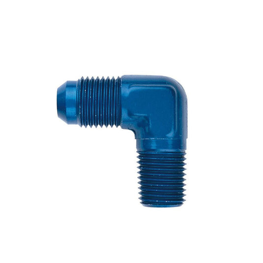 Adattatore 90° Goodridge 3/4x16 JIC - 1/4x18 NPT convesso