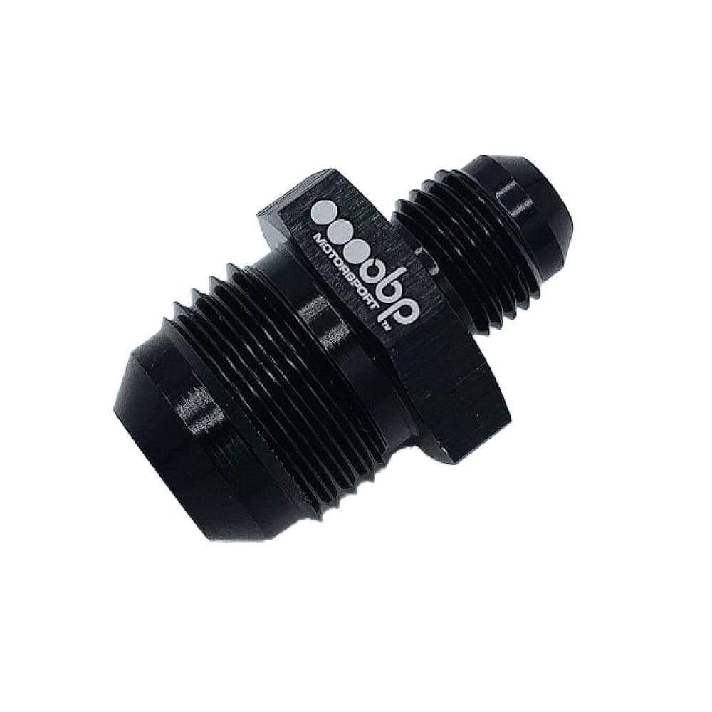 Adattatore OBP maschio/maschio JIC Dash 6-JIC in alluminio nero