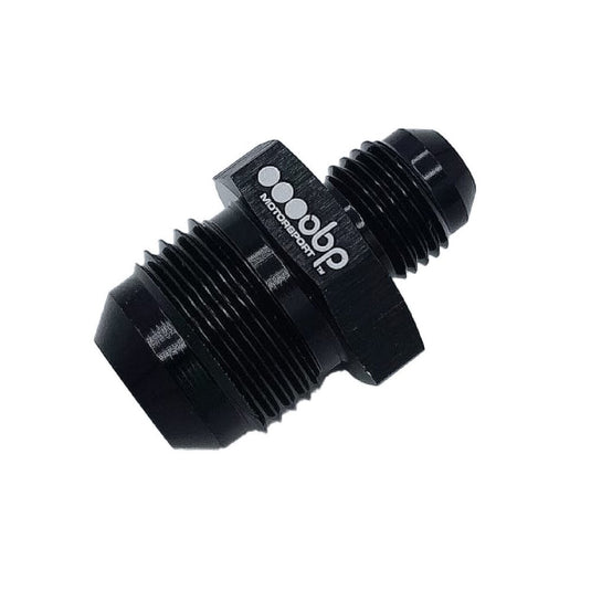 Adattatore OBP maschio/maschio JIC Dash 8-JIC in alluminio nero