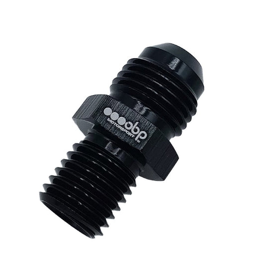 Adattatore OBP maschio/maschio M14X150-JIC in alluminio nero