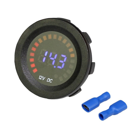 Visualizzazione voltaggio batteria 12V