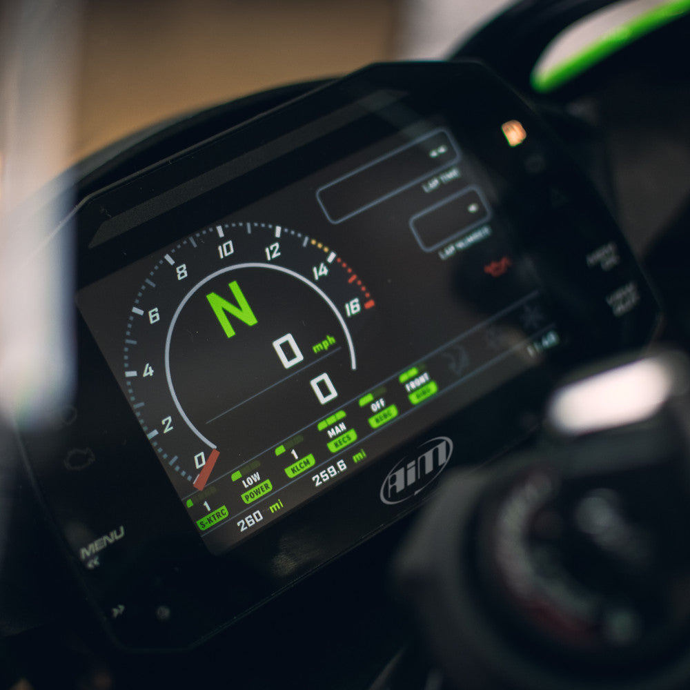 Display Data Logger AiM MXK10 per Kawasaki Ninja ZX-10R (2011-2020)
