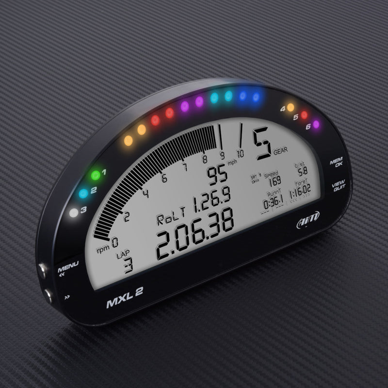 Carica immagine in Galleria Viewer, Display Data Logger AiM MXL 2 con Modulo GPS
