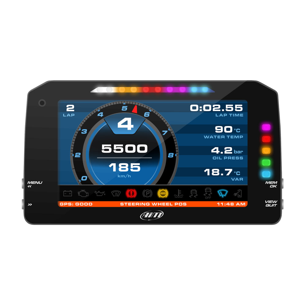 Display Data Logger AiM MXP con Modulo GPS