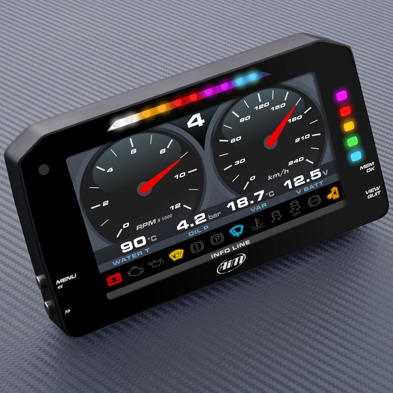 Carica immagine in Galleria Viewer, Display Data Logger AiM MXP con Modulo GPS
