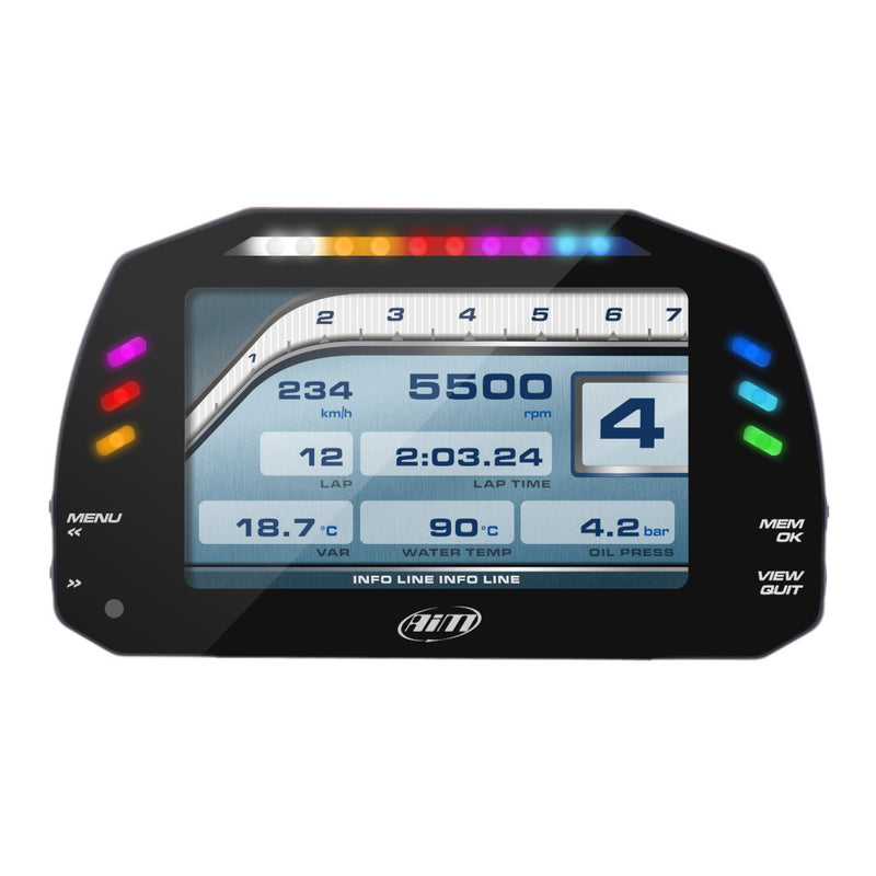 Carica immagine in Galleria Viewer, Display Data Logger AiM MXS con Modulo GPS
