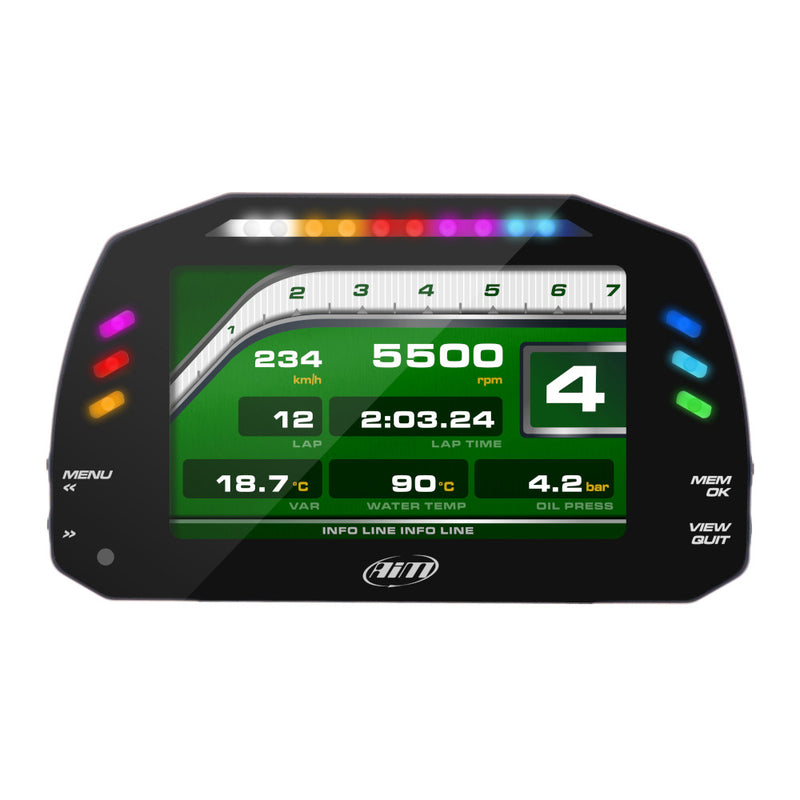 Carica immagine in Galleria Viewer, Display Data Logger AiM MXS con Modulo GPS
