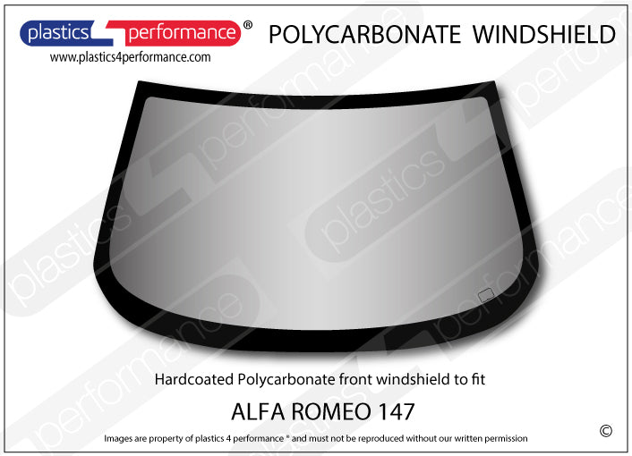 Vetri in Policarbonato per Alfa Romeo 147 / 147 GTA