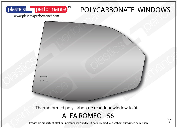 Vetri in Policarbonato per Alfa Romeo 156