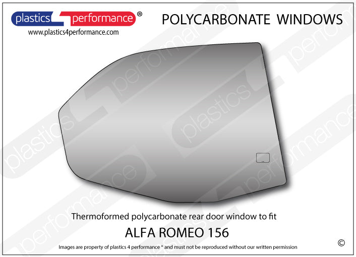 Vetri in Policarbonato per Alfa Romeo 156