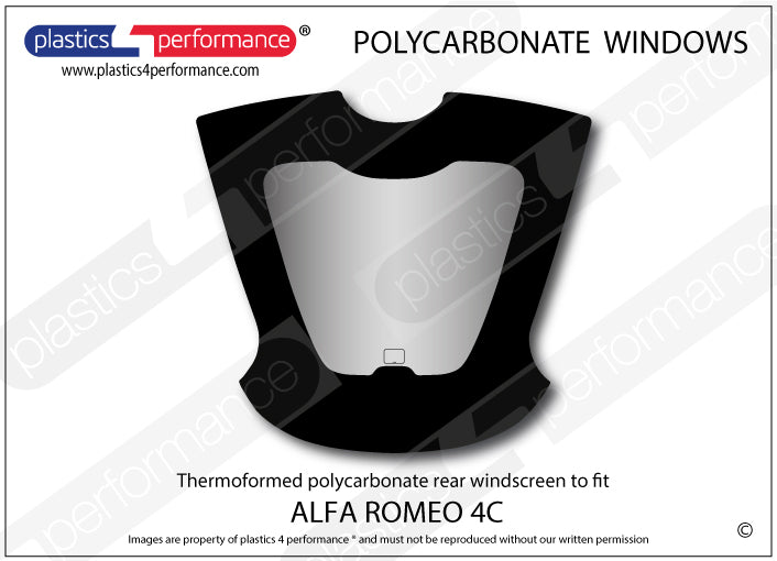 Carica immagine in Galleria Viewer, Vetri in Policarbonato per Alfa Romeo 4C
