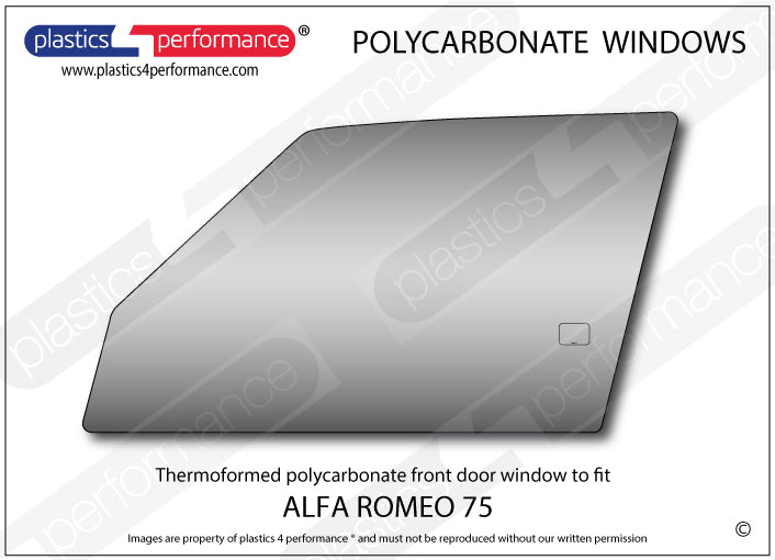 Vetri in Policarbonato per Alfa Romeo 75