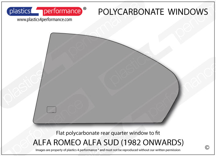 Vetri in Policarbonato per Alfa Romeo Alfasud