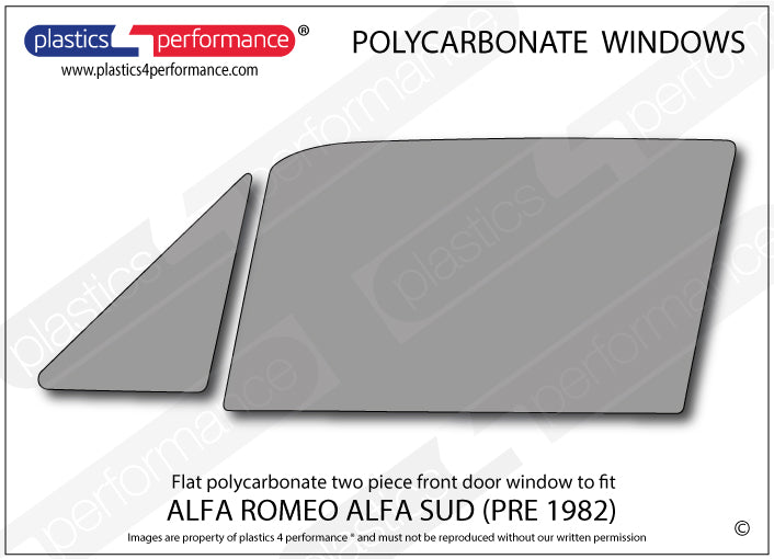 Vetri in Policarbonato per Alfa Romeo Alfasud