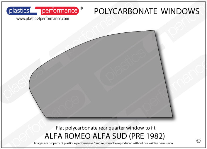 Vetri in Policarbonato per Alfa Romeo Alfasud