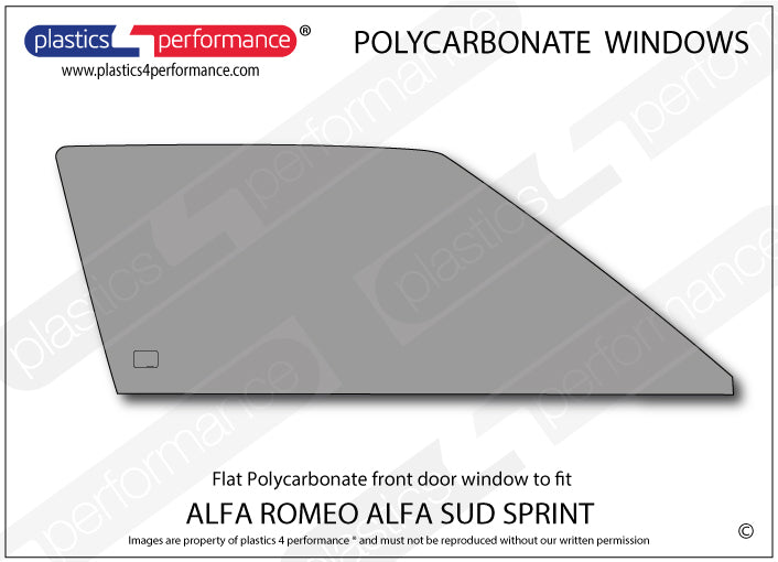 Vetri in Policarbonato per Alfa Romeo Sud Sprint