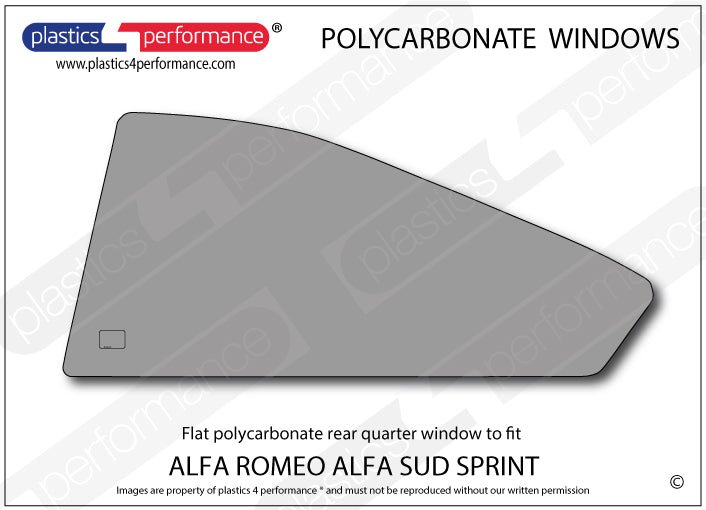 Carica immagine in Galleria Viewer, Vetri in Policarbonato per Alfa Romeo Sud Sprint
