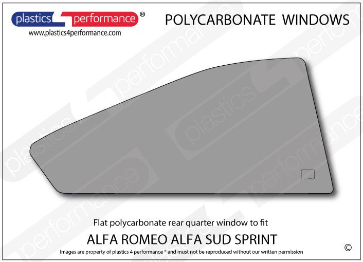 Carica immagine in Galleria Viewer, Vetri in Policarbonato per Alfa Romeo Sud Sprint
