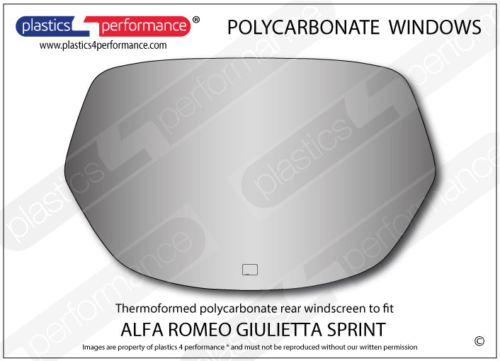 Carica immagine in Galleria Viewer, Vetri in Policarbonato per Alfa Romeo Giulietta Sprint
