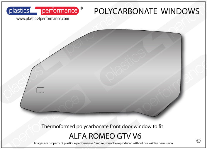 Vetri in Policarbonato per Alfa Romeo GTV V6