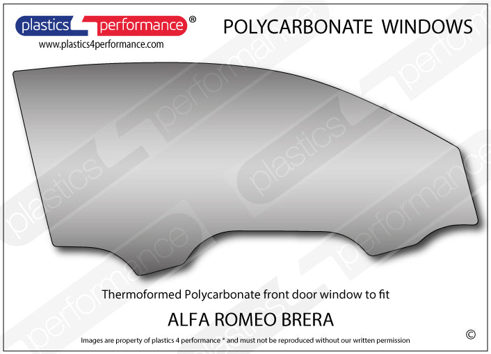 Vetri in Policarbonato per Alfa Romeo Brera