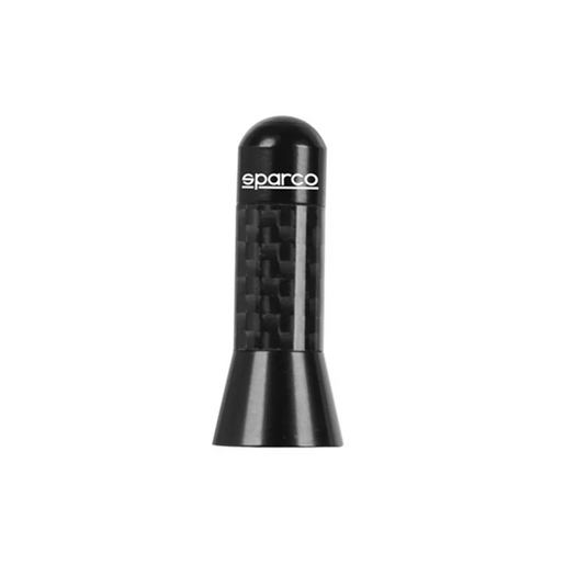 Antenna universale corta nera carbon look Sparco 3,5cm
