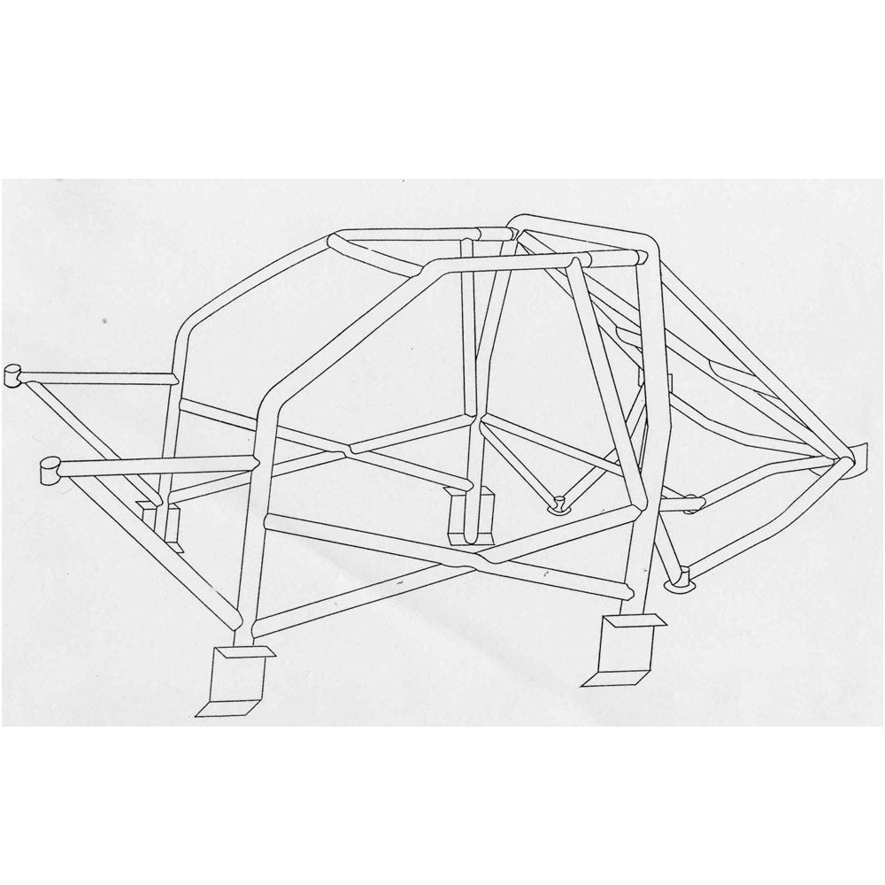Rollbar SPARCO per Ford Escort Cosworth 4x4 dal 1992 al 1996