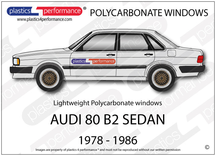 Carica immagine in Galleria Viewer, Vetri in Policarbonato per Audi 80 B2 Berlina
