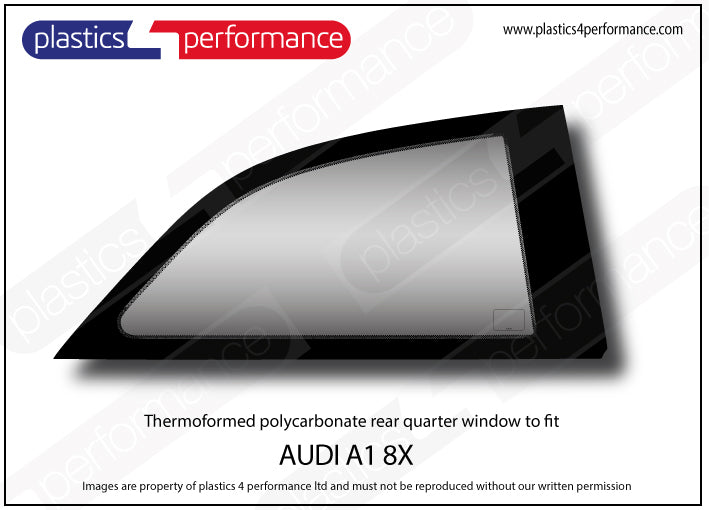 Carica immagine in Galleria Viewer, Vetri in Policarbonato per Audi A1 8X 3 Porte
