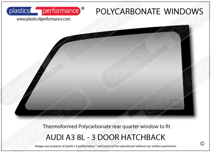 Carica immagine in Galleria Viewer, Vetri in Policarbonato per Audi S3 8L 3 Porte
