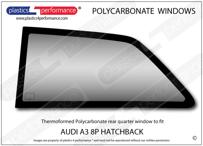 Carica immagine in Galleria Viewer, Vetri in Policarbonato per Audi S3 / RS3 8P 3 Porte
