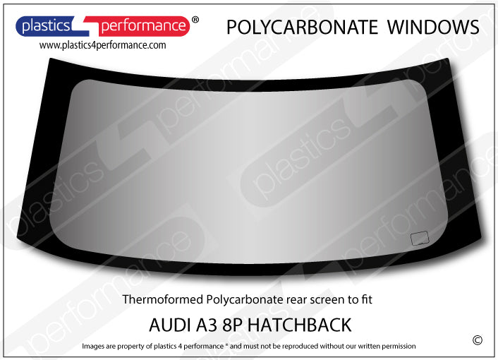 Carica immagine in Galleria Viewer, Vetri in Policarbonato per Audi S3 / RS3 8P 3 Porte
