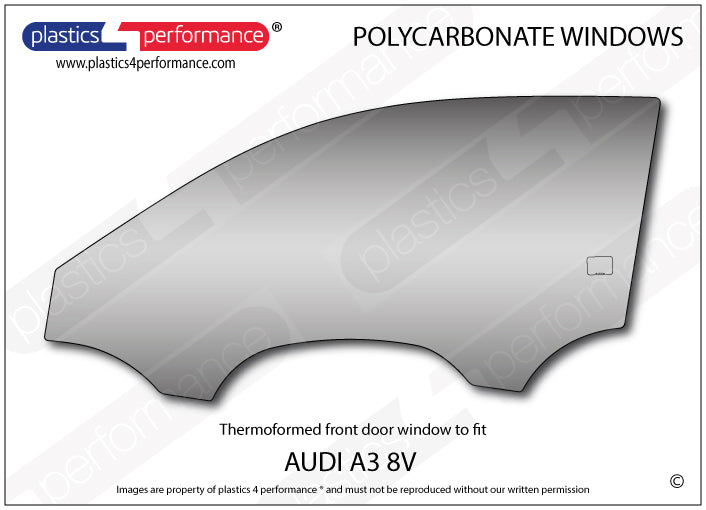 Carica immagine in Galleria Viewer, Vetri in Policarbonato per Audi A3 8V 3 Porte
