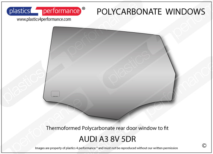 Carica immagine in Galleria Viewer, Vetri in Policarbonato per Audi S3 / RS3 8V Sportback
