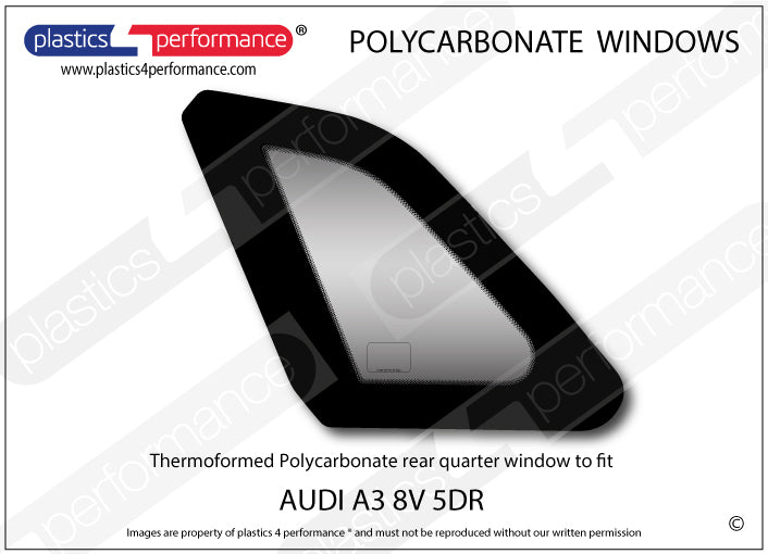 Vetri in Policarbonato per Audi A3 8V Sportback