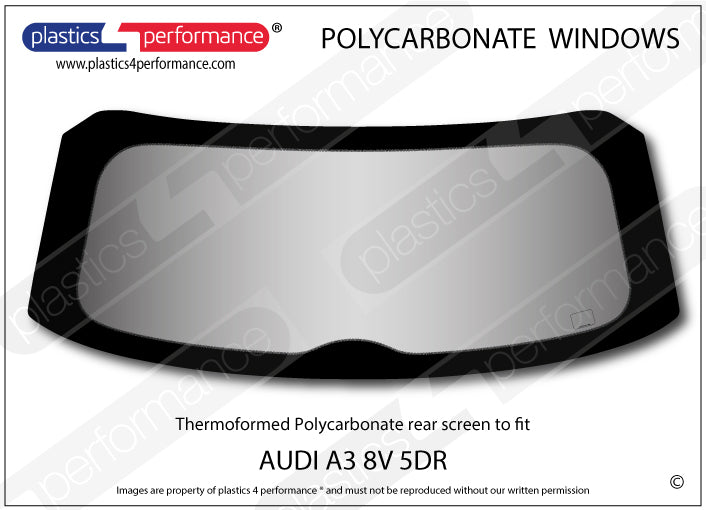 Vetri in Policarbonato per Audi A3 8V Sportback