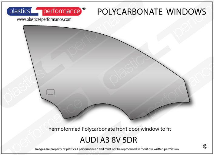 Vetri in Policarbonato per Audi A3 8V Sportback