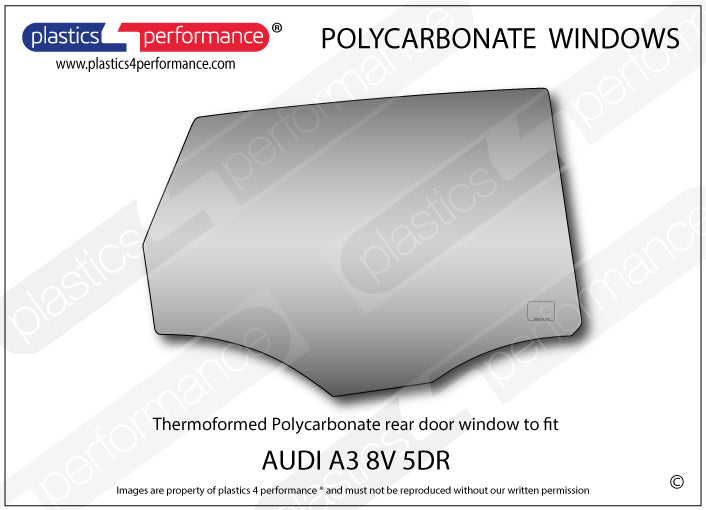 Vetri in Policarbonato per Audi S3 / RS3 8V Sportback