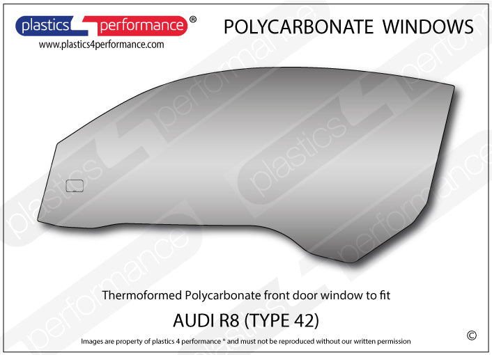 Vetri in Policarbonato per Audi R8 Type 42