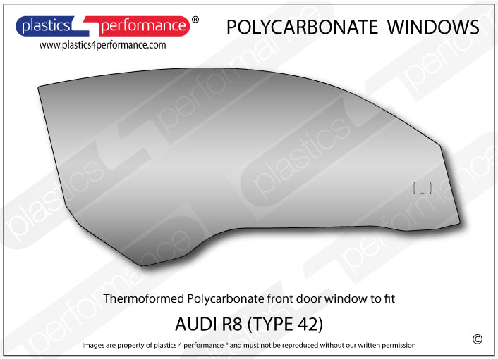 Carica immagine in Galleria Viewer, Vetri in Policarbonato per Audi R8 Type 42
