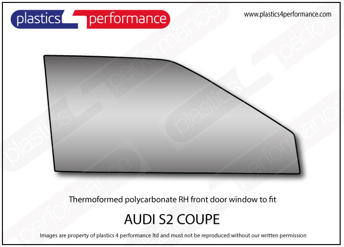 Vetri in Policarbonato per Audi S2 Coupé