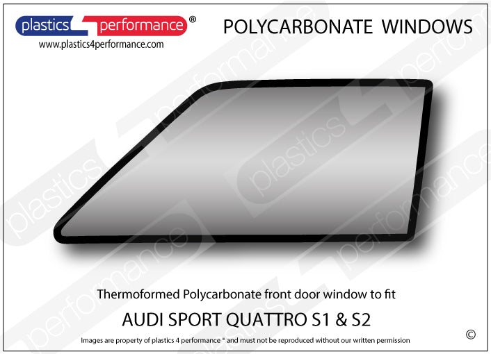 Vetri in Policarbonato per Audi Sport Quattro S1 / S2