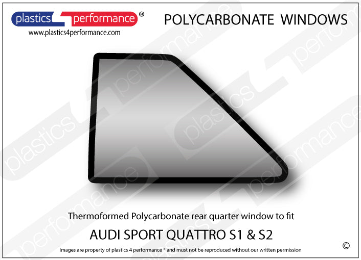 Carica immagine in Galleria Viewer, Vetri in Policarbonato per Audi Sport Quattro S1 / S2
