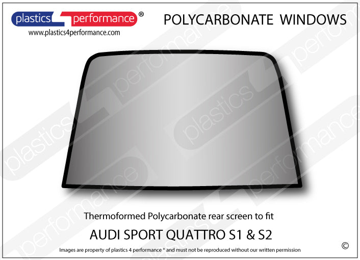 Vetri in Policarbonato per Audi Sport Quattro S1 / S2