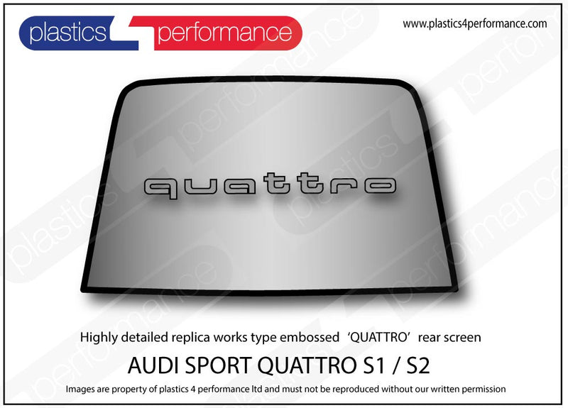Carica immagine in Galleria Viewer, Vetri in Policarbonato per Audi Sport Quattro S1 / S2
