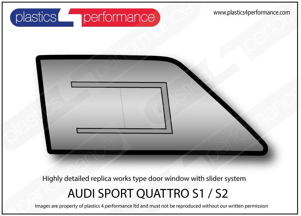 Vetri in Policarbonato per Audi Sport Quattro S1 / S2