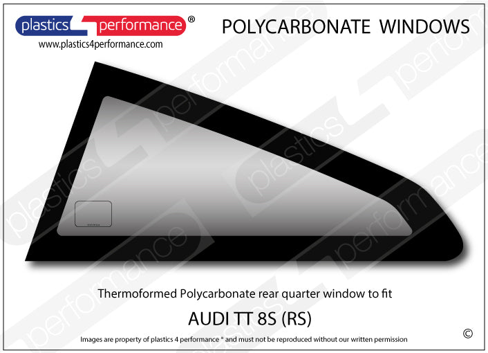 Carica immagine in Galleria Viewer, Vetri in Policarbonato per Audi TT 8S
