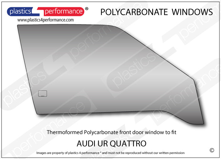 Carica immagine in Galleria Viewer, Vetri in Policarbonato per Audi UR Quattro
